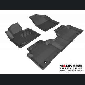 Hyundai Santa Fe Sport Floor Mats (Set of 3) - Black by 3D MAXpider